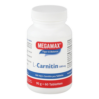 L-CARNITIN 500 mg Megamax Tabletten