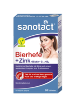 SANOTACT Bierhefe+Zink Tabletten